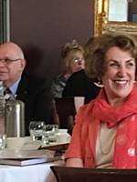 Edwina Currie giving her talk at our Charity Lunch at Nutters May 2018